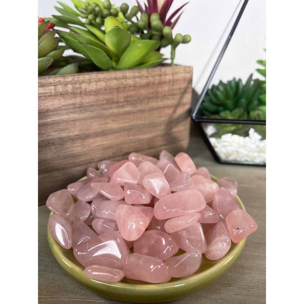 COPY - Rose Quartz Tumbled Crystal Stone Intuitively Chosen